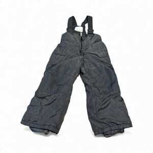 Hot Paws Black Snow Pants Kids Size 4 Adjustable Bib Pre-Owned